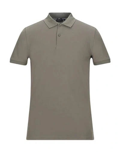 J. Lindeberg Polo Shirts In Light Green