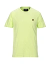 Lyle & Scott T-shirts In Light Green