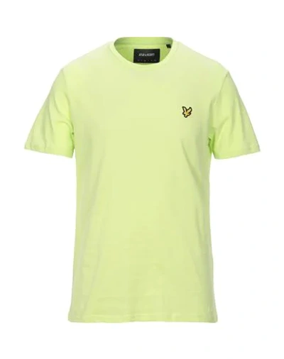 Lyle & Scott T-shirts In Light Green