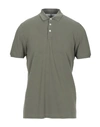 Brunello Cucinelli Polo Shirts In Military Green