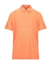 Massimo Alba Polo Shirts In Orange