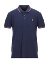 Lyle & Scott Polo Shirts In Blue