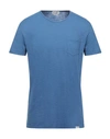 Brooksfield T-shirts In Pastel Blue