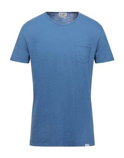 Brooksfield T-shirts In Pastel Blue
