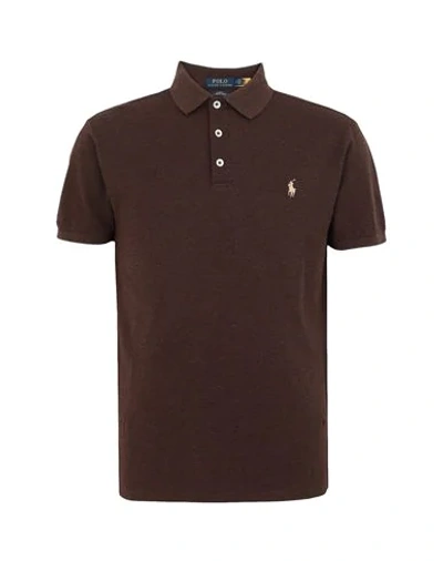 Polo Ralph Lauren Polo Shirts In Brown