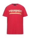 Dsquared2 T-shirts In Red
