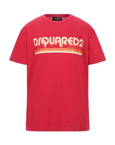 Dsquared2 T-shirts In Red