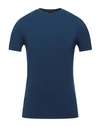 Giorgio Armani T-shirts In Blue