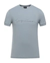 Giorgio Armani T-shirts In Light Grey