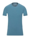 Majestic T-shirts In Pastel Blue