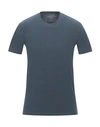 Majestic T-shirts In Slate Blue