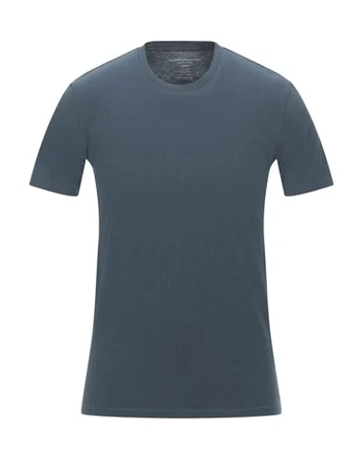 Majestic T-shirts In Slate Blue