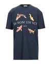 Ih Nom Uh Nit T-shirts In Dark Blue