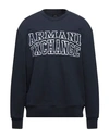 Armani Exchange Sweatshirts In Dark Blue