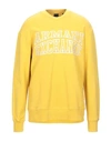 Armani Exchange Sweatshirts In Yellow