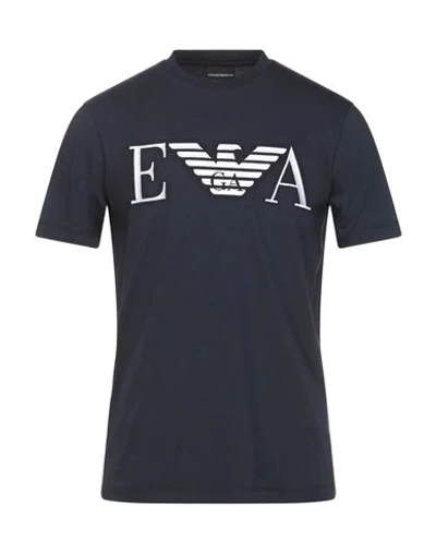 Emporio Armani T-shirts In Blue