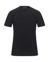 Emporio Armani T-shirts In Black
