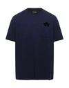 Emporio Armani T-shirts In Blue