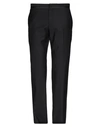 Ferragamo Elasticated Waistband Straight-leg Trousers In Black