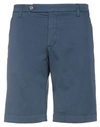 Entre Amis Man Shorts & Bermuda Shorts Blue Size 30 Cotton, Elastane
