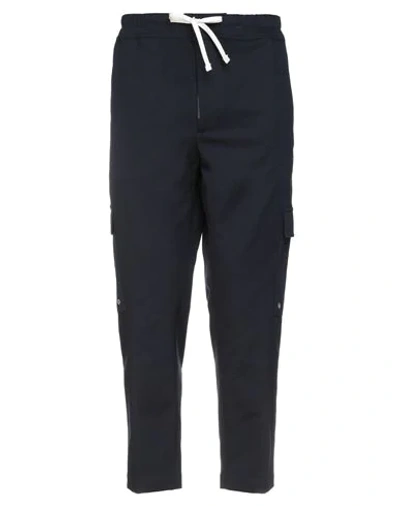 Paolo Pecora Casual Pants In Dark Blue