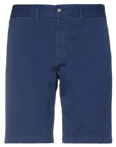 Gabardine Shorts & Bermuda Shorts In Slate Blue