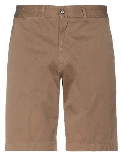 Gabardine Man Shorts & Bermuda Shorts Khaki Size 30 Cotton In Beige