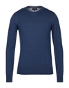 Emporio Armani Sweaters In Blue