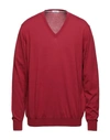Paolo Pecora Sweaters In Red