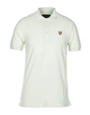 Lyle & Scott Polo Shirts In Light Green
