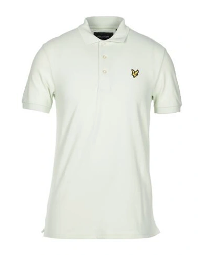 Lyle & Scott Polo Shirts In Light Green