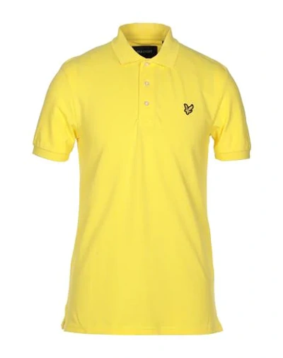 Lyle & Scott Polo Shirts In Yellow