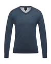 Armani Exchange Sweater In Slate Blue