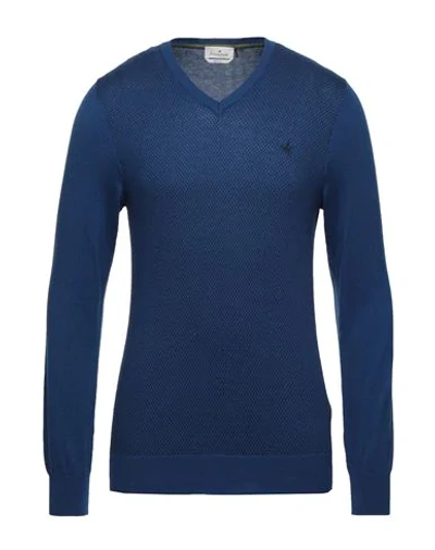 Brooksfield Sweaters In Blue