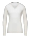Paolo Pecora Sweaters In White
