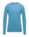 Paolo Pecora Sweaters In Sky Blue