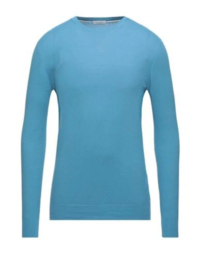 Paolo Pecora Sweaters In Blue