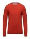 Paolo Pecora Sweaters In Red