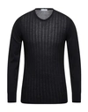 Paolo Pecora Sweaters In Black