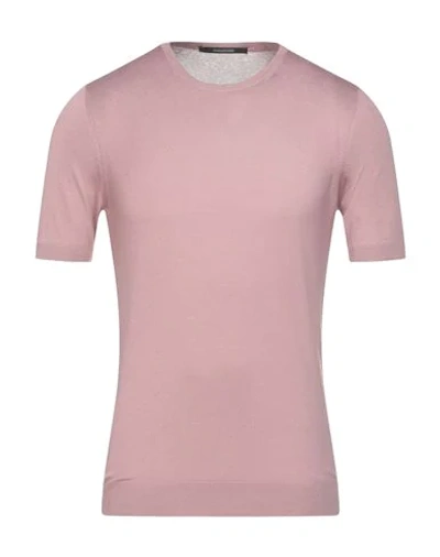 Tagliatore Sweaters In Pastel Pink