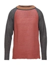 Emporio Armani Sweaters In Red
