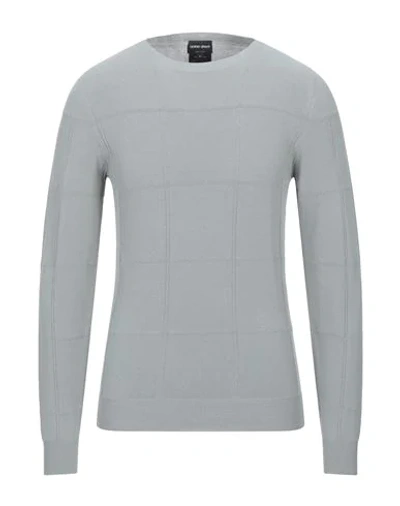 Giorgio Armani Sweaters In Grey