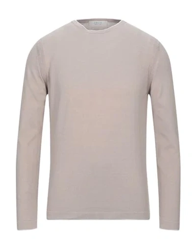 Vneck Sweaters In Beige