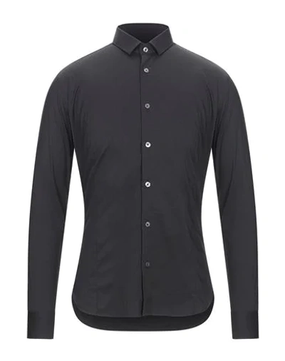 Grey Daniele Alessandrini Shirts In Black