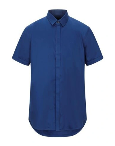 Armani Exchange Shirts In Blue