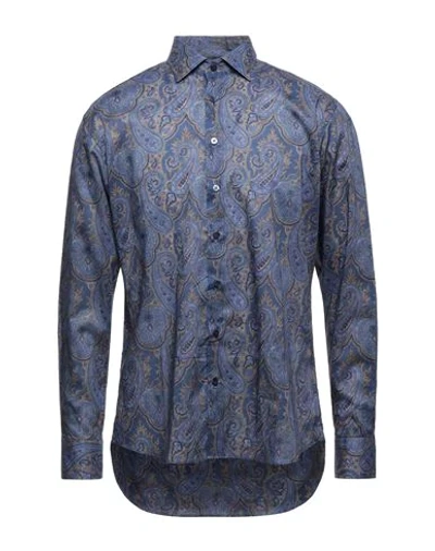 Etro Patterned Shirt In Blue