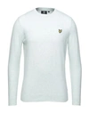 Lyle & Scott Sweaters In Light Green