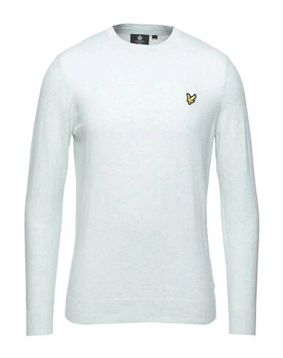 Lyle & Scott Sweaters In Light Green