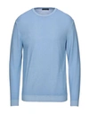 Daniele Fiesoli Sweaters In Pastel Blue