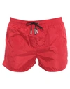 Dsquared2 Swim Trunks In Red